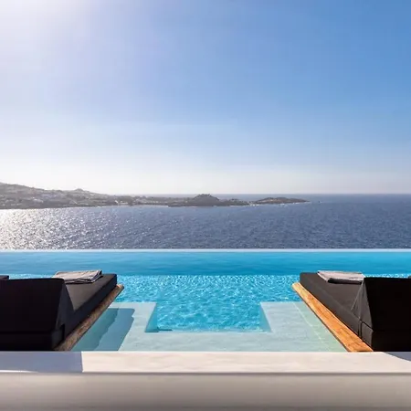 Phenomenal Mykonos Villa 6 Bedrooms Villa Paradise View Panoramic Sea Views Private Infinity Pool Psarou Beach Villa Psarou (Mykonos)