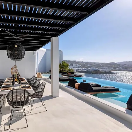 Villa Phenomenal Mykonos Villa 6 Bedrooms Villa Paradise View Panoramic Sea Views Private Infinity Pool Psarou Beach Psarou (Mykonos)