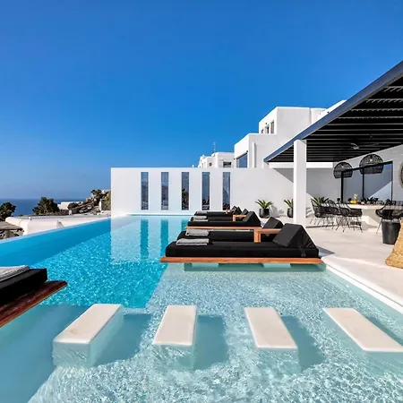 Phenomenal Mykonos Villa 6 Bedrooms Villa Paradise View Panoramic Sea Views Private Infinity Pool Psarou Beach Villa *