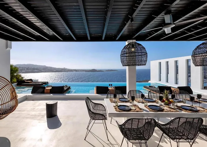 Phenomenal Mykonos 6 Bedrooms Paradise View Panoramic Sea View Ψαρού