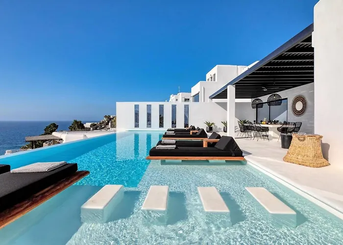 Phenomenal Mykonos 6 Bedrooms Paradise View Panoramic Sea View * Psarou (Mykonos)