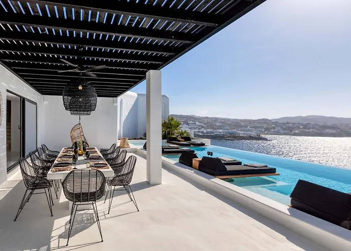 Phenomenal Mykonos 6 Bedrooms Paradise View Panoramic Sea View Villa Psarou (Mykonos)